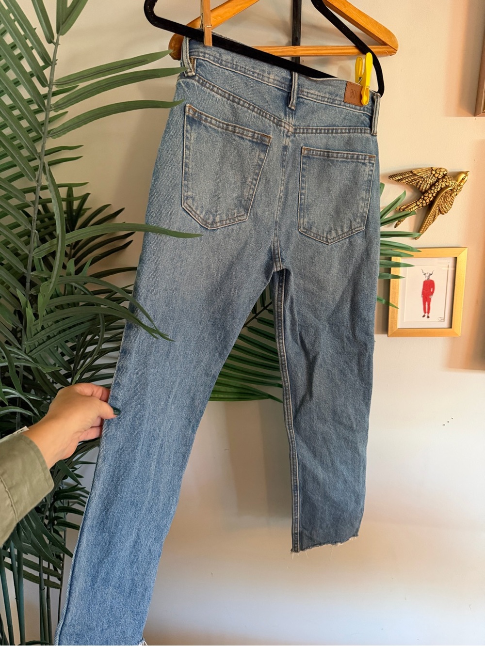 Urban Outfitters BDG Women's Straight Leg Light Blue Jeans